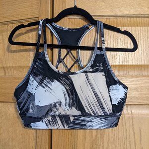 Donna Karan Printed Sports Bra